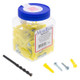 1/inch Light Duty Super Yellow Wall Anchor Jar with 10 X 1" Pan Head Combo Screw - WAKJ19 1/inch Light Duty Super Yellow Wall Anchor Jar with 10 X 1" Pan Head Combo Screw - WAKJ19